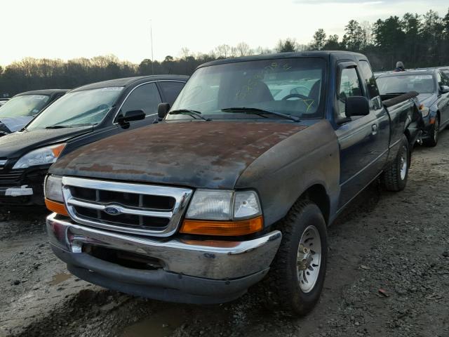 1FTYR14C8WPB24052 - 1998 FORD RANGER SUP GREEN photo 2