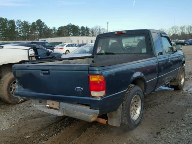 1FTYR14C8WPB24052 - 1998 FORD RANGER SUP GREEN photo 4
