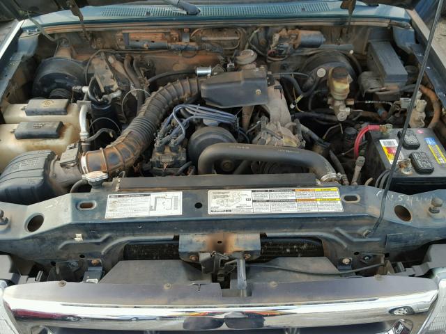 1FTYR14C8WPB24052 - 1998 FORD RANGER SUP GREEN photo 7