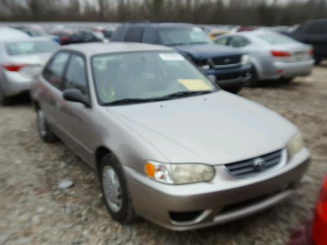 2T1BR12E11C438921 - 2001 TOYOTA COROLLA TAN photo 1