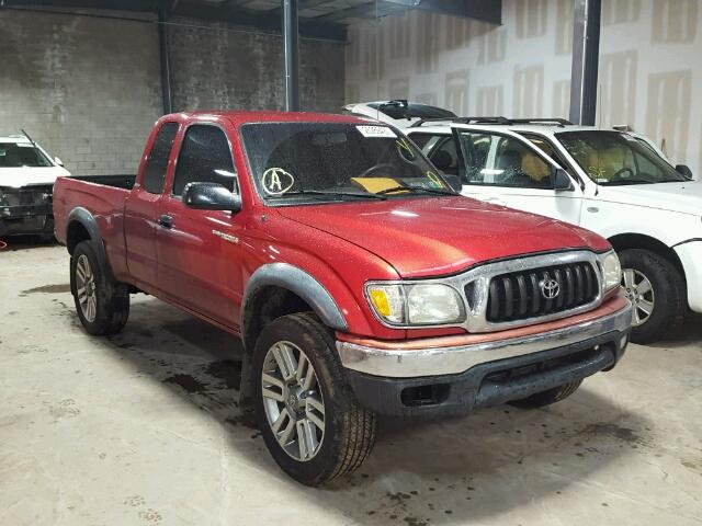 5TEWM72N64Z418763 - 2004 TOYOTA TACOMA XTR RED photo 1