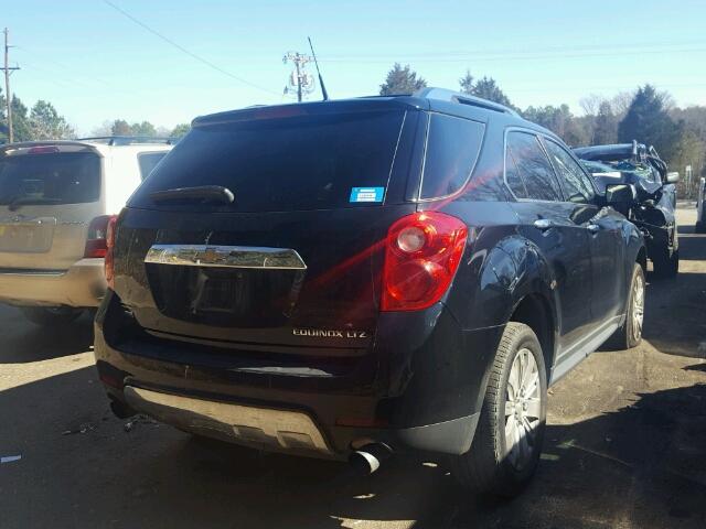 2CNFLFE54B6409732 - 2011 CHEVROLET EQUINOX LT BLACK photo 4