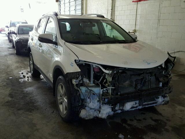 2T3RFREV6DW010841 - 2013 TOYOTA RAV4 XLE WHITE photo 1