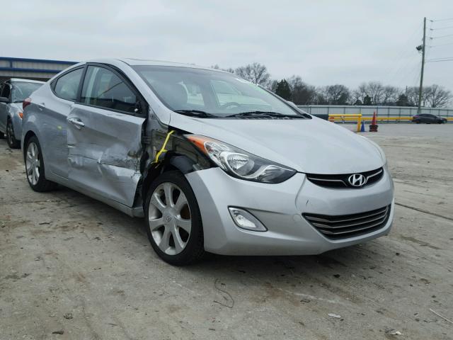 5NPDH4AEXCH099820 - 2012 HYUNDAI ELANTRA GL SILVER photo 1