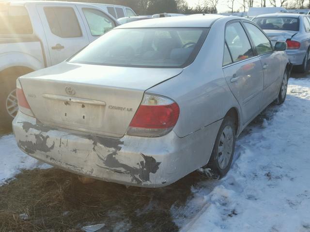 4T1BE30K86U679266 - 2006 TOYOTA CAMRY LE SILVER photo 4