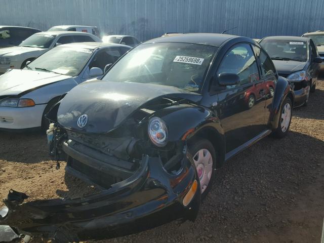 3VWBA21C1XM439948 - 1999 VOLKSWAGEN NEW BEETLE შავი ფოტო 2