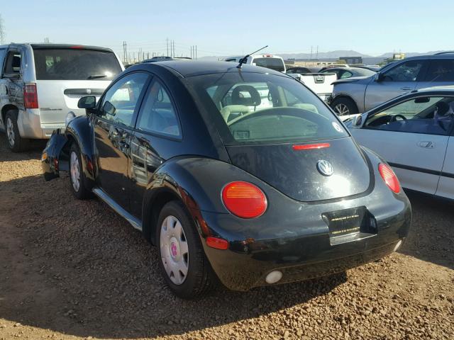3VWBA21C1XM439948 - 1999 VOLKSWAGEN NEW BEETLE შავი ფოტო 3