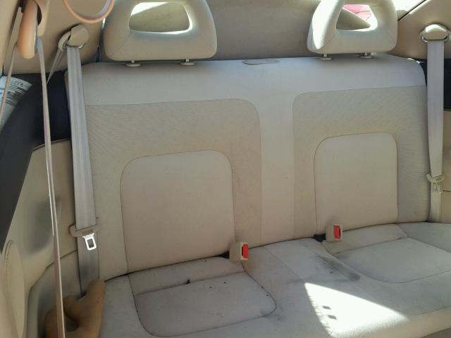 3VWBA21C1XM439948 - 1999 VOLKSWAGEN NEW BEETLE შავი ფოტო 6