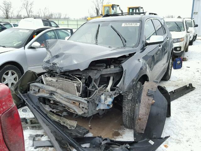 2CNALFEC2B6206833 - 2011 CHEVROLET EQUINOX LT SILVER photo 2