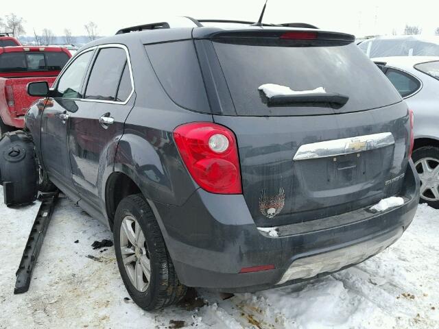 2CNALFEC2B6206833 - 2011 CHEVROLET EQUINOX LT SILVER photo 3