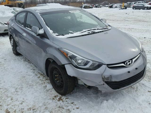 5NPDH4AE3GH674328 - 2016 HYUNDAI ELANTRA SE SILVER photo 1