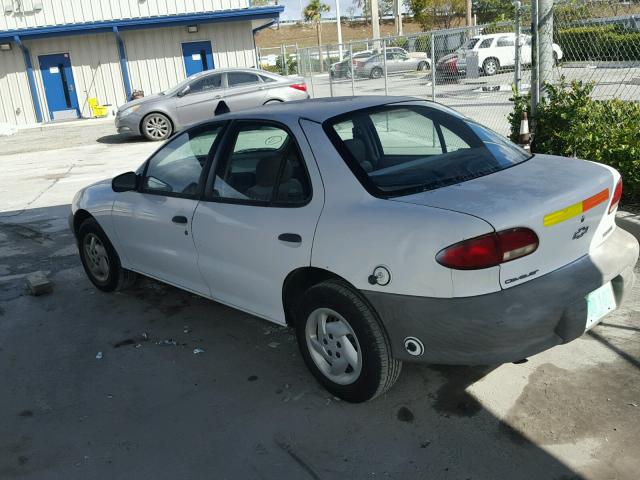 1G1JC5249W7281118 - 1998 CHEVROLET CAVALIER WHITE photo 3