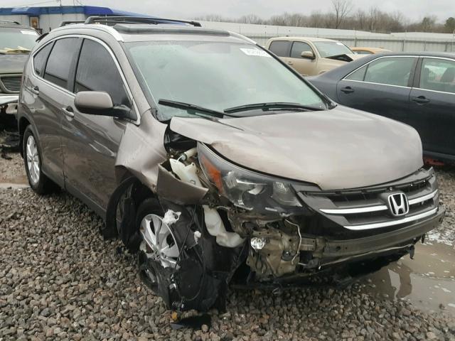 5J6RM3H7XCL045006 - 2012 HONDA CR-V EXL GRAY photo 1