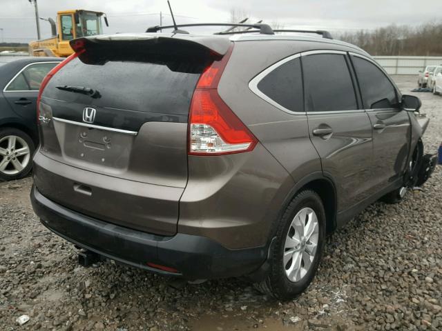 5J6RM3H7XCL045006 - 2012 HONDA CR-V EXL GRAY photo 4