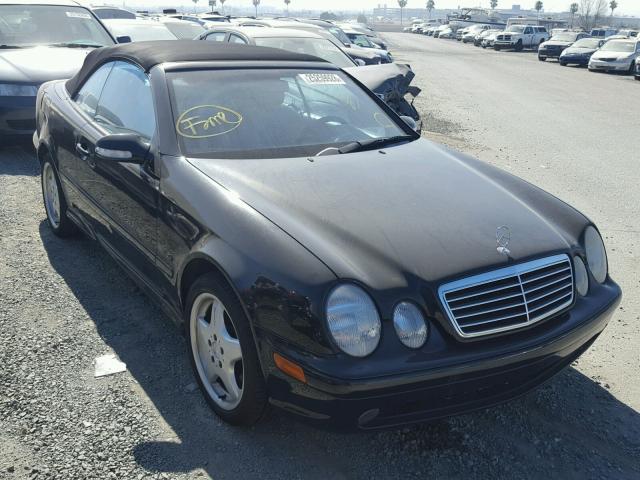 WDBLK70G41T073609 - 2001 MERCEDES-BENZ CLK 430 BLACK photo 1