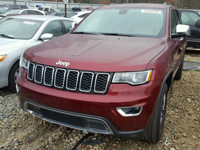 1C4RJEBG8HC793649 - 2017 JEEP GRAND CHER RED photo 9