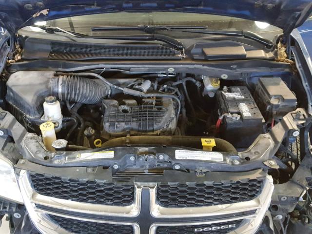 2D4RN4DG0BR606918 - 2011 DODGE GRAND CARA BLUE photo 7