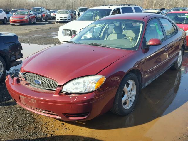 1FAFP53U04A100347 - 2004 FORD TAURUS SE BURGUNDY photo 2