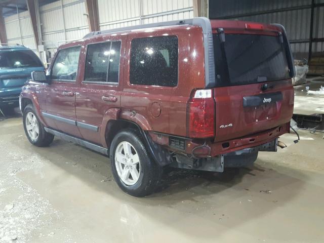 1J8HG48K08C172382 - 2008 JEEP COMMANDER ნარინჯისფერი ფოტო 3