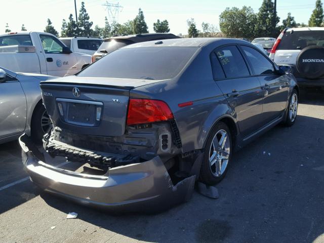 19UUA66275A031100 - 2005 ACURA TL GRAY photo 4