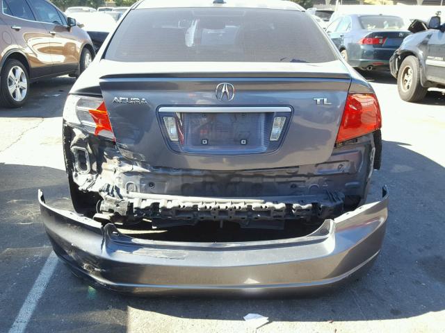 19UUA66275A031100 - 2005 ACURA TL GRAY photo 9