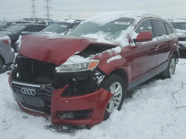 WA1AV74L87D011392 - 2007 AUDI Q7 4.2 QUA RED photo 2