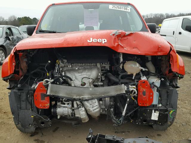 ZACCJAAT5GPC69253 - 2016 JEEP RENEGADE S RED photo 7