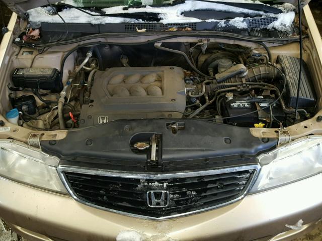 2HKRL18681H574119 - 2001 HONDA ODYSSEY EX GOLD photo 7