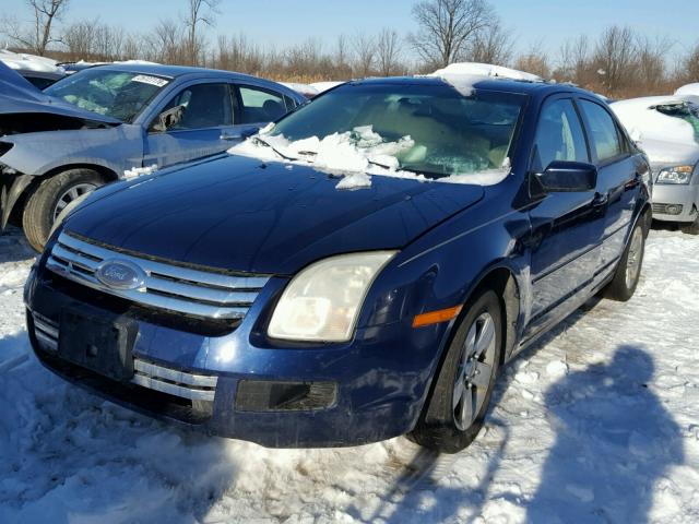 3FAFP07146R113582 - 2006 FORD FUSION SE BLUE photo 2