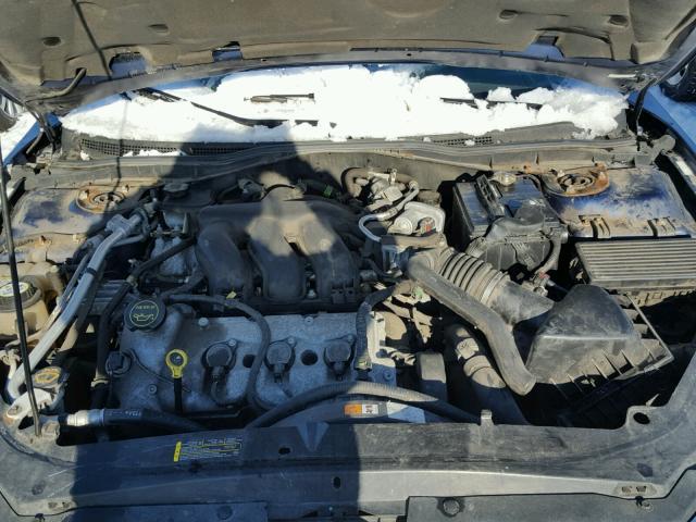 3FAFP07146R113582 - 2006 FORD FUSION SE BLUE photo 7