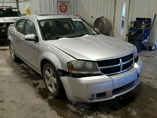 1B3LC76M08N227857 - 2008 DODGE AVENGER R/ SILVER photo 1