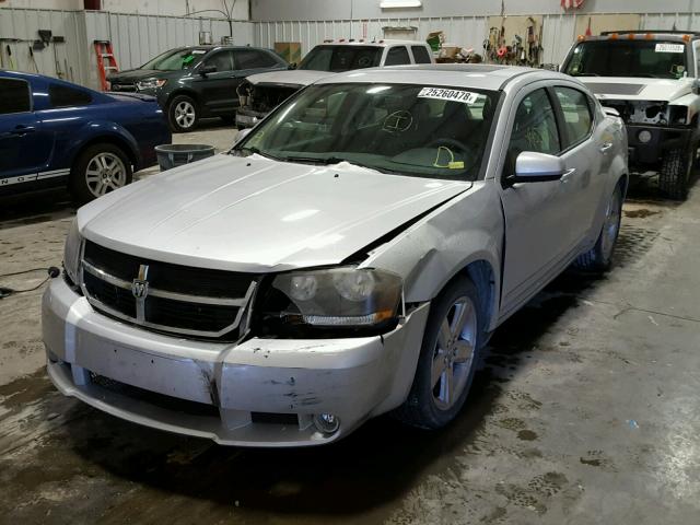 1B3LC76M08N227857 - 2008 DODGE AVENGER R/ SILVER photo 2