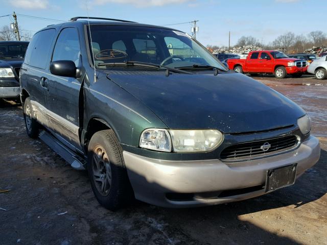 4N2XN11T9YD814065 - 2000 NISSAN QUEST SE GREEN photo 1