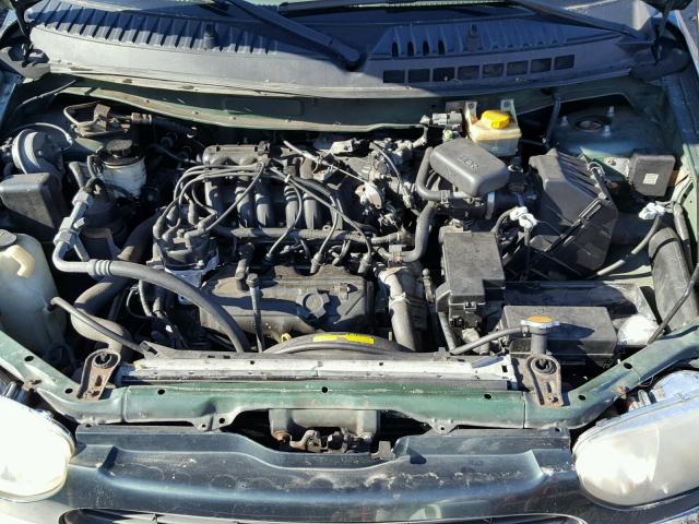 4N2XN11T9YD814065 - 2000 NISSAN QUEST SE GREEN photo 7