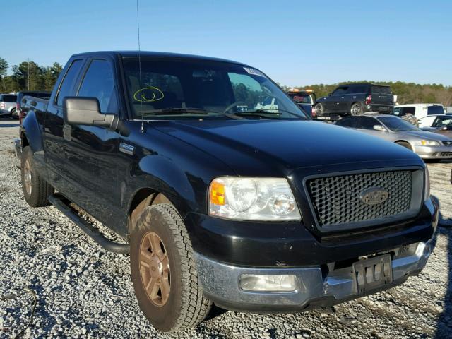 1FTRX02W05KC61760 - 2005 FORD F150 BLACK photo 1