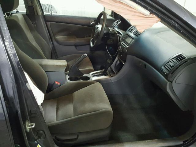 1HGCM56765A007234 - 2005 HONDA ACCORD EX GRAY photo 5