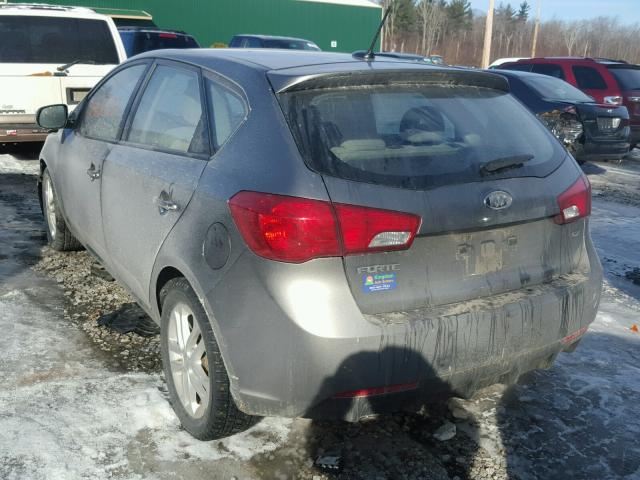 KNAFU5A29C5577643 - 2012 KIA FORTE EX SILVER photo 3