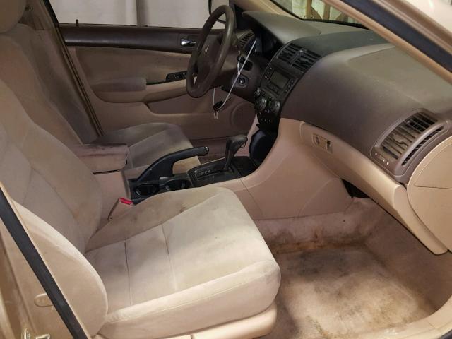 1HGCM56156A110139 - 2006 HONDA ACCORD VAL GOLD photo 5