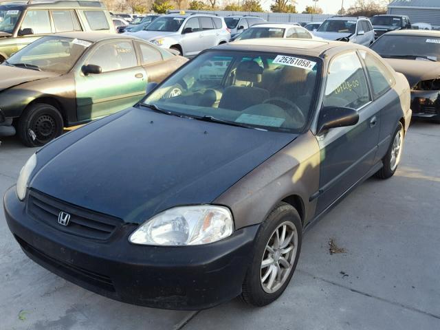 1HGEJ8148YL108493 - 2000 HONDA CIVIC EX მწვანე ფოტო 2