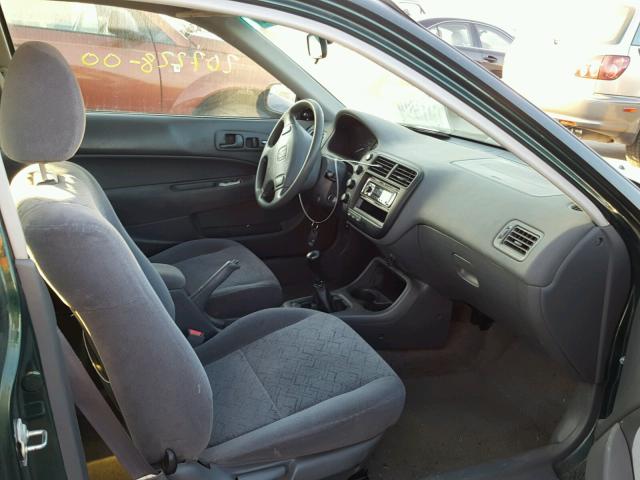 1HGEJ8148YL108493 - 2000 HONDA CIVIC EX მწვანე ფოტო 5