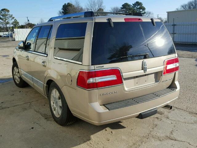 5LMFU28587LJ25713 - 2007 LINCOLN NAVIGATOR TAN photo 3
