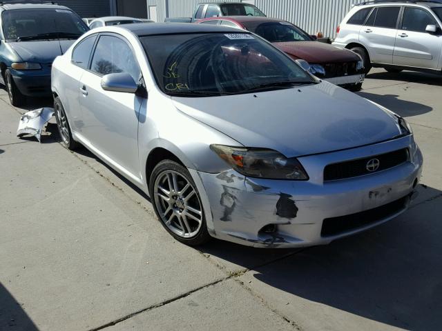 JTKDE167770173269 - 2007 TOYOTA SCION TC SILVER photo 1