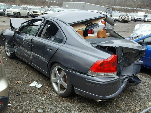 YV1RH527672637152 - 2007 VOLVO S60 R CHARCOAL photo 3