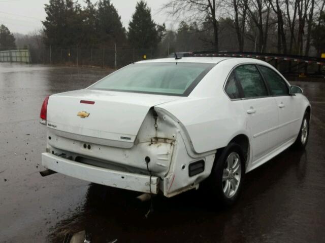 2G1WA5E30E1156602 - 2014 CHEVROLET IMPALA LIM WHITE photo 4