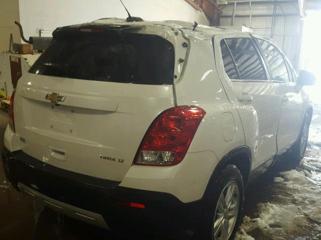 KL7CJLSB7GB625663 - 2016 CHEVROLET TRAX 1LT WHITE photo 4