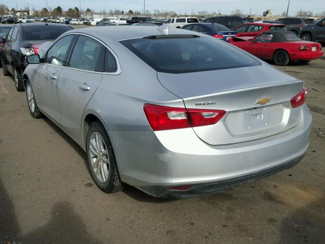 1G1ZD5ST5JF140150 - 2018 CHEVROLET MALIBU LT SILVER photo 3