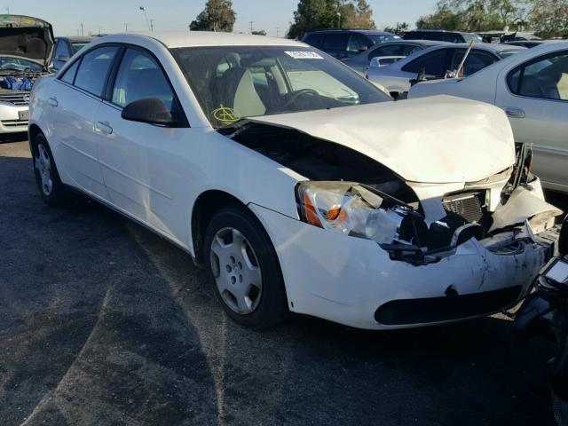 1G2ZG528454128345 - 2005 PONTIAC G6 WHITE photo 1