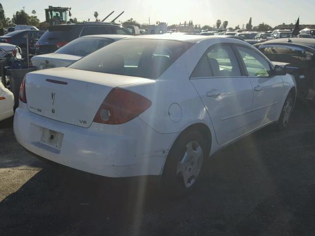 1G2ZG528454128345 - 2005 PONTIAC G6 WHITE photo 4