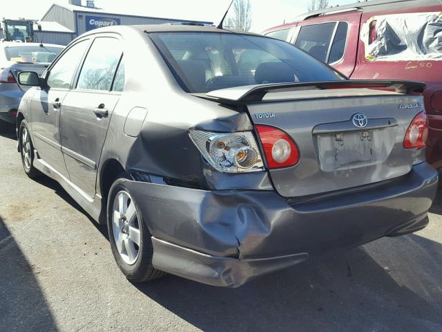 1NXBR32E77Z873753 - 2007 TOYOTA COROLLA CE GRAY photo 3