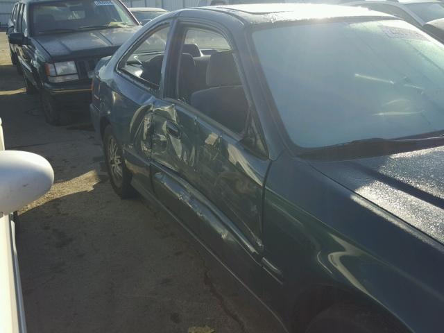 1HGEJ8243WL044844 - 1998 HONDA CIVIC EX მწვანე ფოტო 9